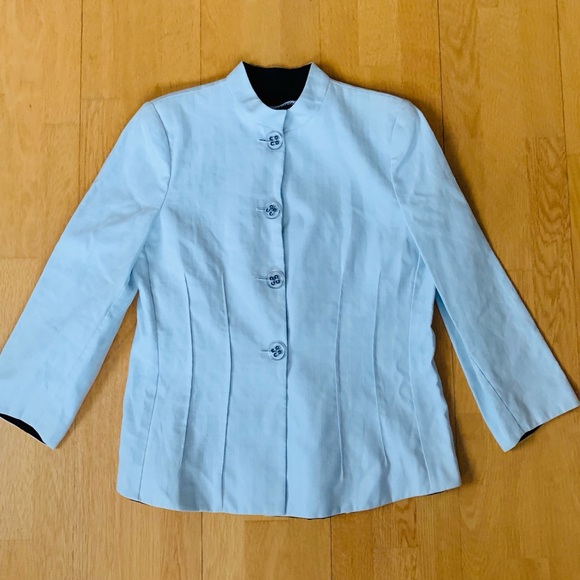 Giorgio Armani Jackets & Blazers - Authentic  Giorgio Armani jacket. Light Blue.